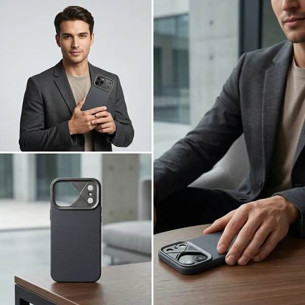 Grey_Tpu_Textured_Mobile_Back_Cover_Integrated_Kickstand_iPhone_17_Pro_