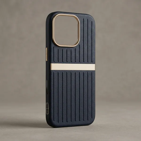 Black_Tpu_Textured_Mobile_Back_Cover_Stand_&_Gold_Strip_iPhone_16__Pro_Max
