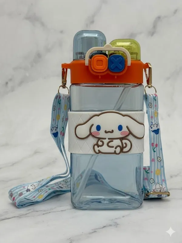 Cinnamoroll_Character_Water_Bottle_With_Shoulder_Strap_-_Blue_(Approx._480Ml)