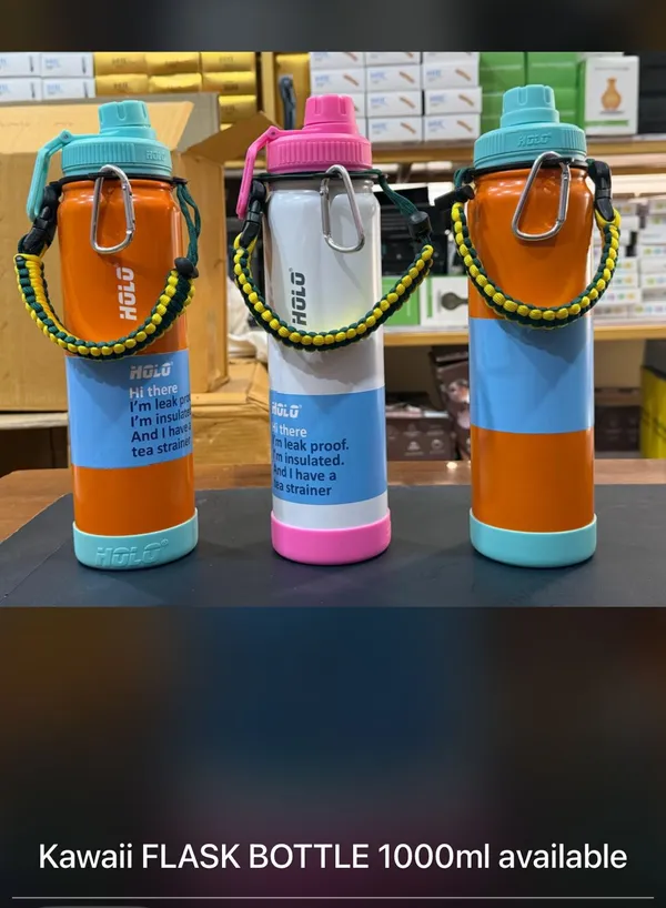 Kawaii_Insulated_Flask_Bottle_With_Paracord_Strap_-_1000Ml