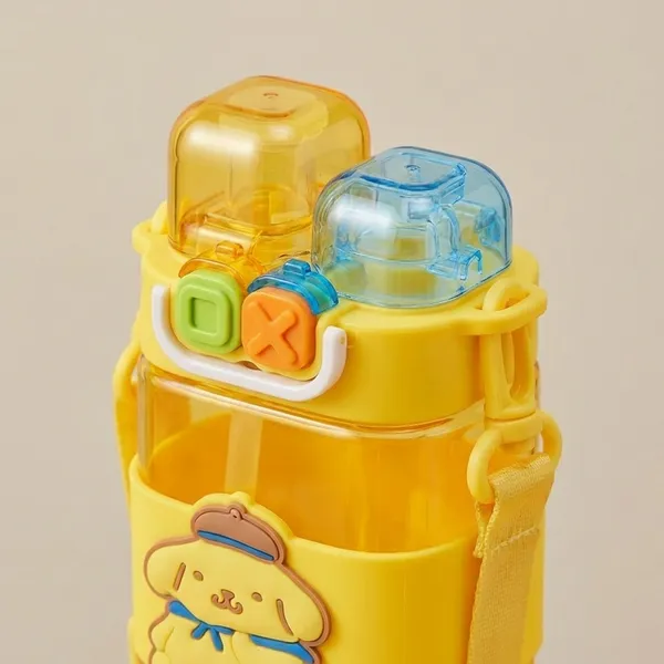 Pompompurin_Water_Bottle_With_Compartment_-_Yellow_Character_Design_Kids_Bottle
