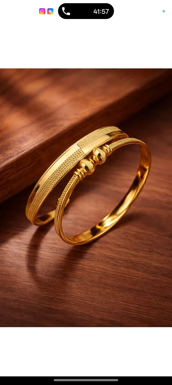 Gold-Plated_Textured_Bangles_Set_(Pack_Of_2)