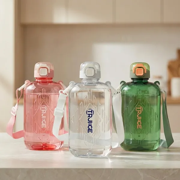 Transparent_Reusable_Water_Bottles_With_Handle_-_Set_Of_3_(Pink,_Clear,_Green)