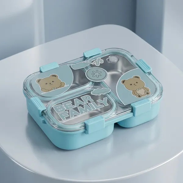 Bear_Family_Lunch_Box_With_3_Compartments_-_Blue