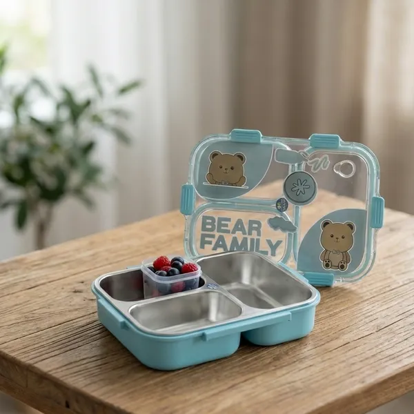 Bear_Family_Lunch_Box_With_3_Compartments_-_Blue