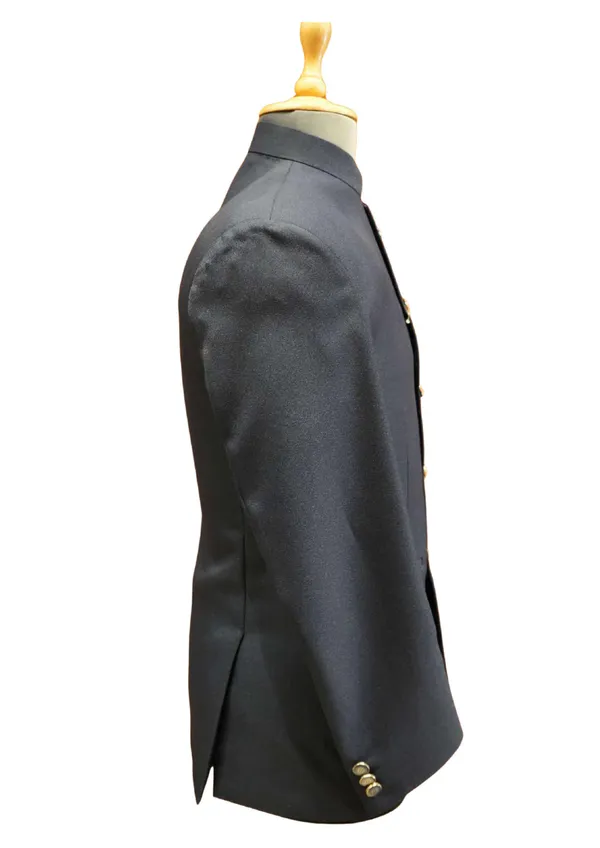 black__Bandhgala_Blazer_With_Gold_Buttons_For_Men