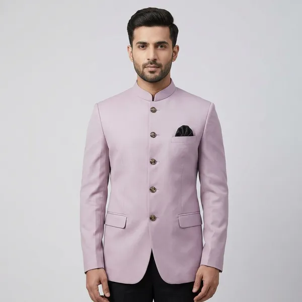 Light_Pink_bandgalaFormal_Blazer_For_Men