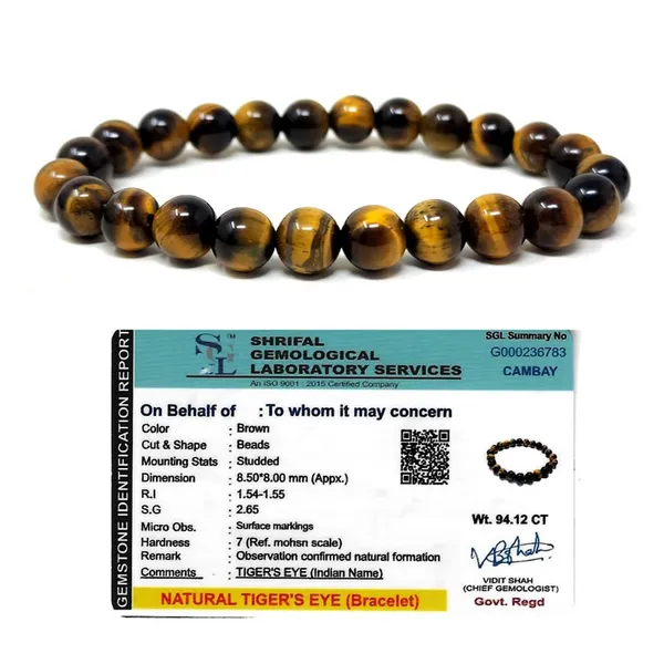 Natural_Tiger's_Eye_Gemstone_Bracelet_with_Certificate_Confidence,_Protection_And_Focus_Enhancer
