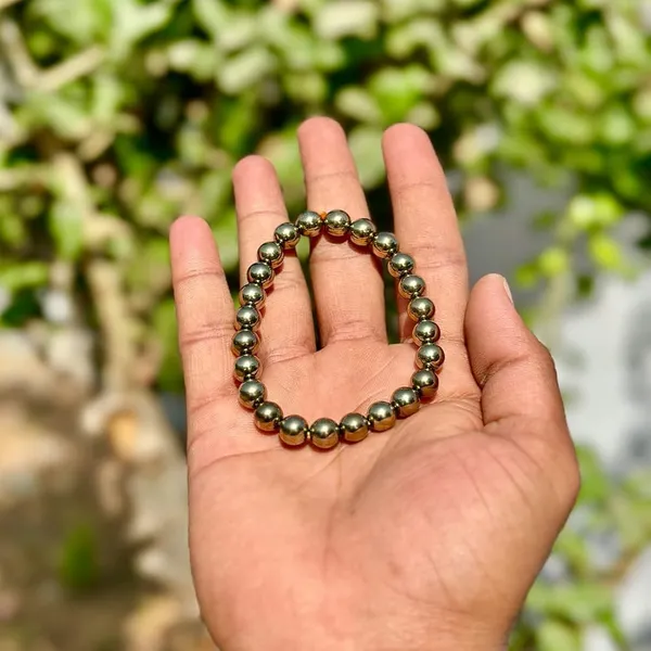 Natural_Peru_Pyrite_Beaded_Bracelet_Wealth,_Confidence_And_Protection_Enhancer