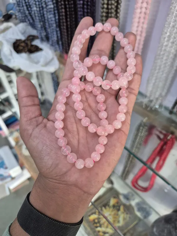 Natural_Rose_Quartz_Beaded_Bracelet_Love,_Healing_And_Emotional_Balance_Enhancer