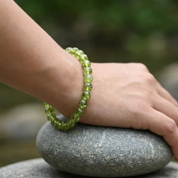 Natural_Peridot_Gemstone_Beaded_Bracelet_Prosperity,_Positivity_And_Emotional_Balance_Enhancer