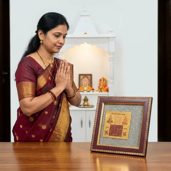 Shri_Sampurna_Sukh_Samriddhi_Yantra__Framed_Religious_Wall_Decor_Set