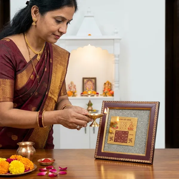 Shri_Sampurna_Sukh_Samriddhi_Yantra__Framed_Religious_Wall_Decor_Set