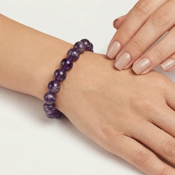 Natural_Brazilian_Dark_Purple_Amethyst_Beaded_Stretch_Bracelet_Calmness,_Protection_And_Mental_Clarity_Enhancer