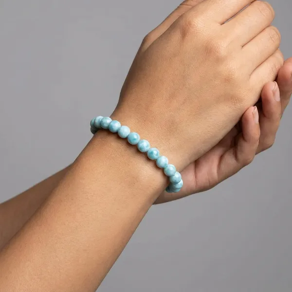 Natural_Rare_Larimar_Gemstone_Beaded_Bracelet_Natural_Blue_Stone_Healing_Crystal_Bracelet