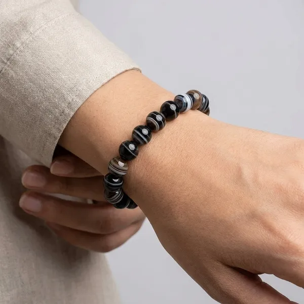 Natural_Black_Sulemani_Hakik_Agate_Bracelet_Protection,_Strength_And_Negative_Energy_Shield