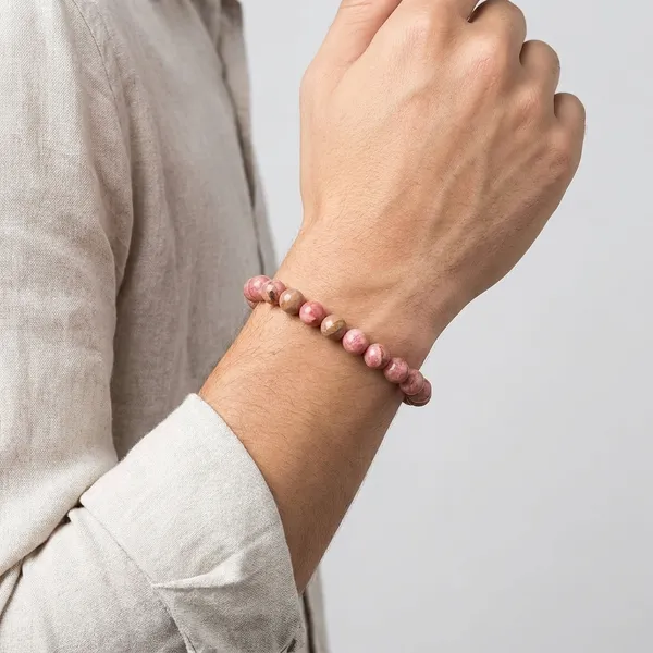 Rhodocrosite_Beaded_Bracelet_Love,_Emotional_Healing_And_Self_Worth_Enhancer