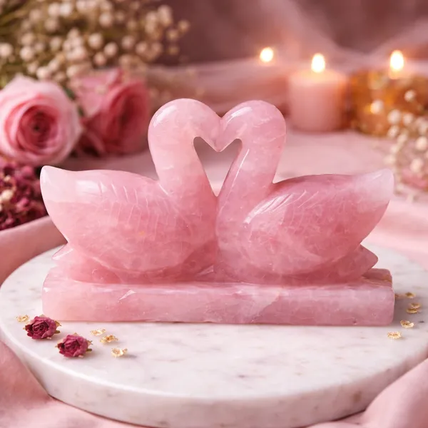 Rose_Quarts_Love_Ducks_Love,_Harmony_And_Relationship_Enhancer