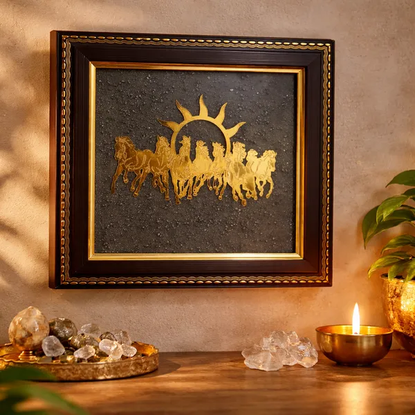 Pyrite_7_Horse_Photo_Frame_Vastu_Remedy_for_Success_And_Growth