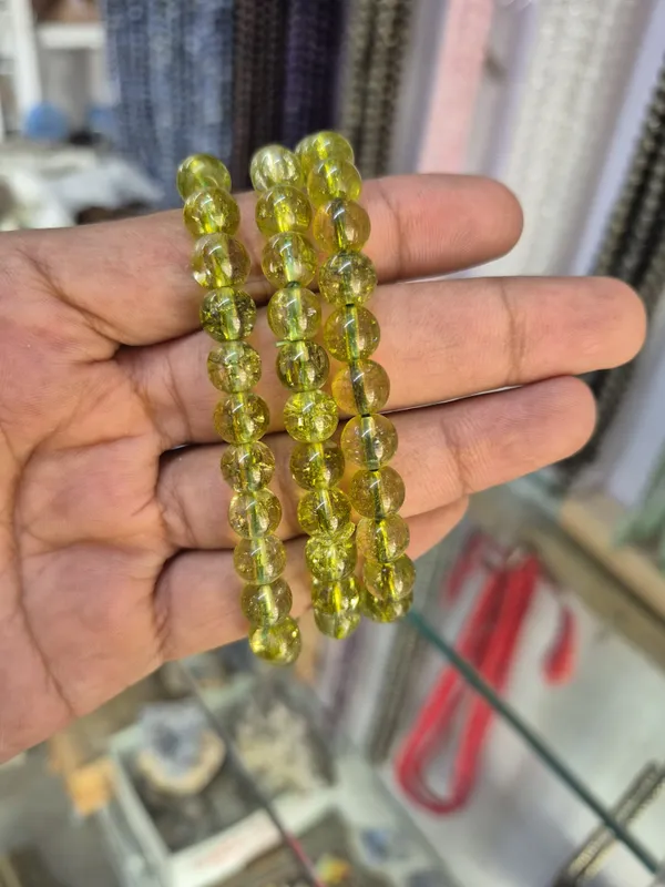 Natural_Peridot_Gemstone_Beaded_Bracelet_Prosperity,_Positivity_And_Emotional_Balance_Enhancer