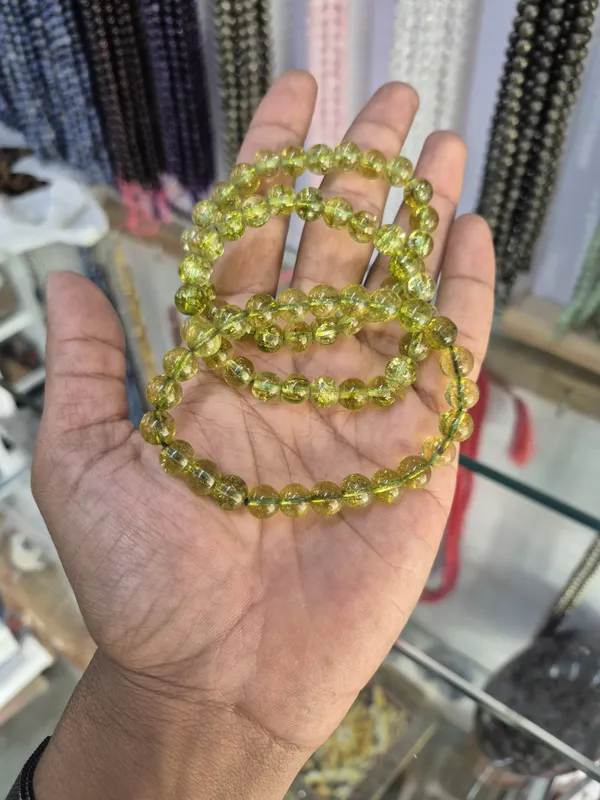 Natural_Peridot_Gemstone_Beaded_Bracelet_Prosperity,_Positivity_And_Emotional_Balance_Enhancer