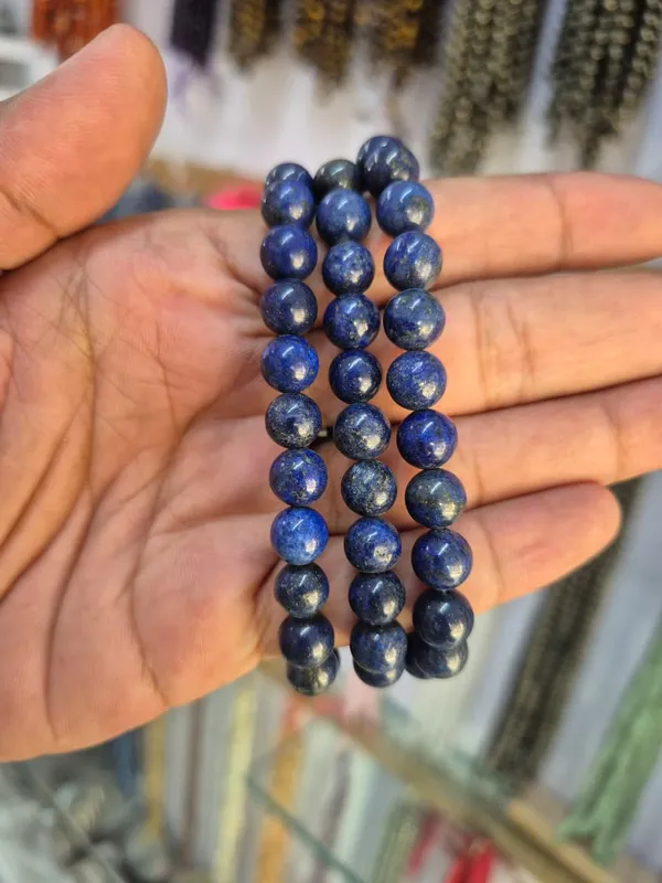 Natural_Blue_Lapis_Lazuli_Gemstone_Beaded_Bracelet_Wisdom,_Confidence_And_Communication_Enhancer