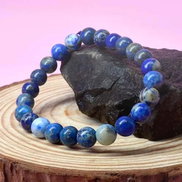 Natural_Blue_Lapis_Lazuli_Gemstone_Beaded_Bracelet_Wisdom,_Confidence_And_Communication_Enhancer