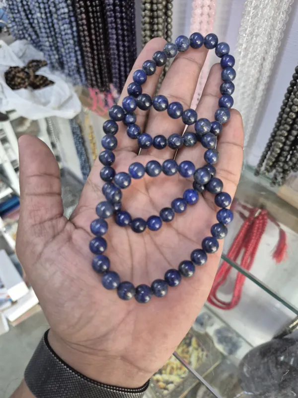 Natural_Blue_Lapis_Lazuli_Gemstone_Beaded_Bracelet_Wisdom,_Confidence_And_Communication_Enhancer