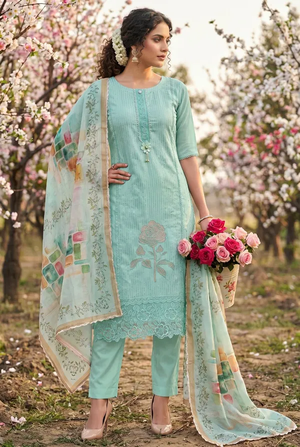 Pastel_Blue_Premium_Festive_Kurta_Set_With_Dupatta_For_Women