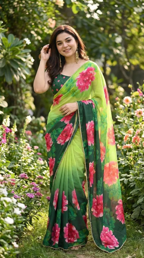 Green_Luxury_Ethnic_Saree_For_Women