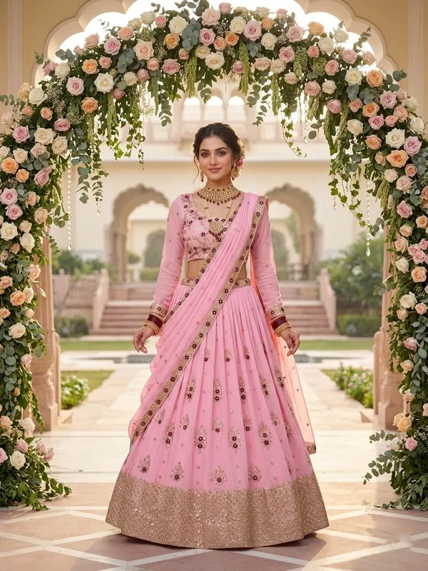 Premium_Faux_Georgette_Lehenga_For_Women