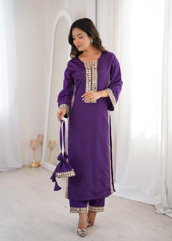 Crepe_Kurti_Pant_For_Women
