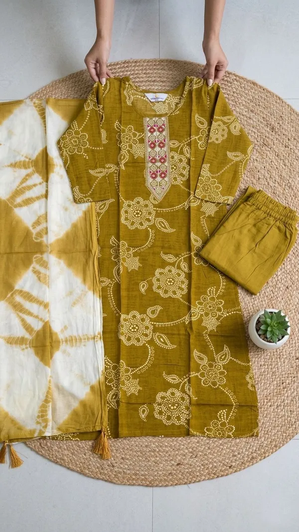 Yellow_Designer_Ethnic_Kurta_Set_With_Dupatta_For_Women