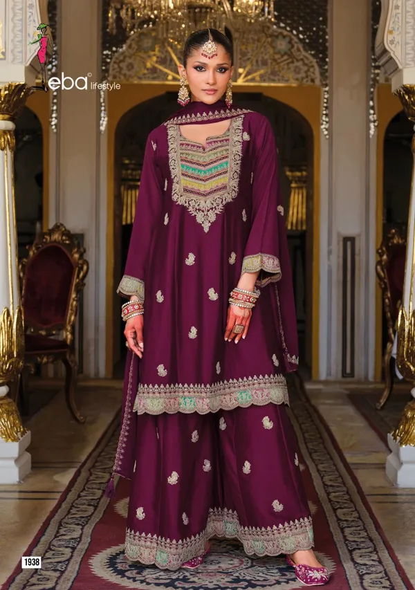 Dark_Pink_Elegant_Ethnic_Kurta_Set_With_Dupatta_For_Women