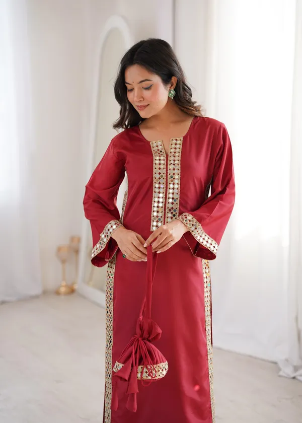 Crepe_Kurti_Pant_For_Women