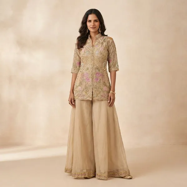 Beige_Designer_Ketiki_Simar_Silk_3_Piece_Suit_Set_For_Women