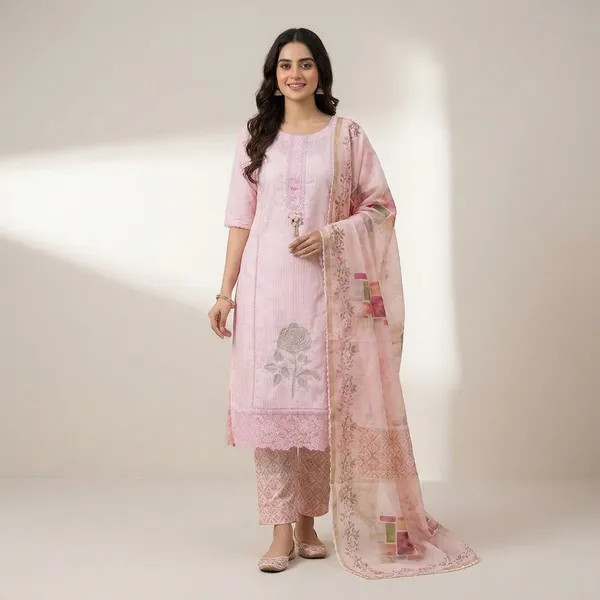 Pink_Designer_Party_Kurta_Set_With_Dupatta_For_Women