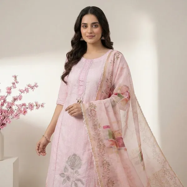 Pink_Designer_Party_Kurta_Set_With_Dupatta_For_Women