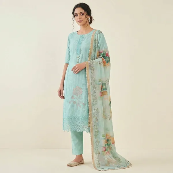 Pastel_Blue_Premium_Festive_Kurta_Set_With_Dupatta_For_Women