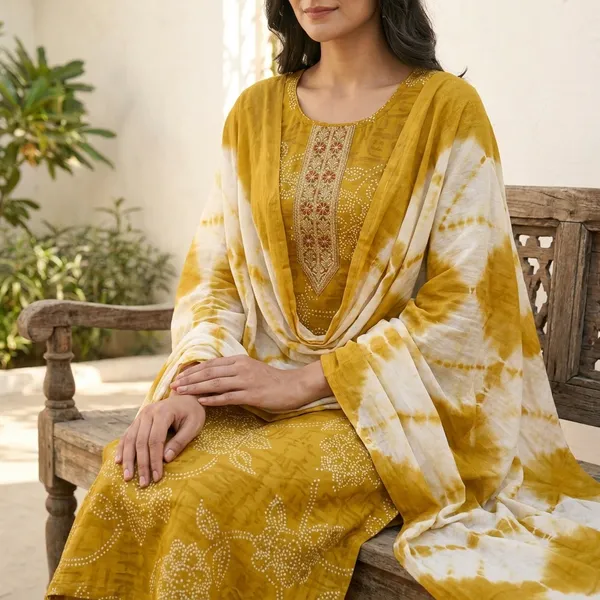 Yellow_Designer_Ethnic_Kurta_Set_With_Dupatta_For_Women