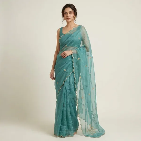 Green_Designer_Saree_Collection_For_Women