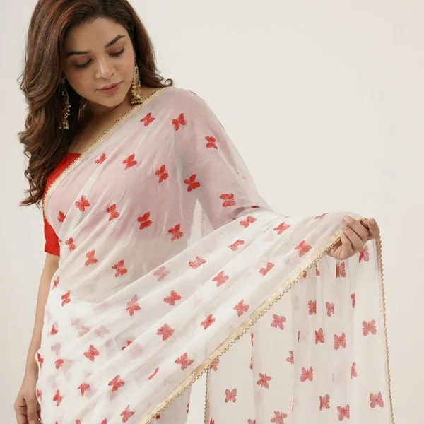 White_Luxury_Saree_Collection_For_Women