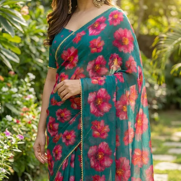 Blue_Premium_Festive_Saree_For_Women