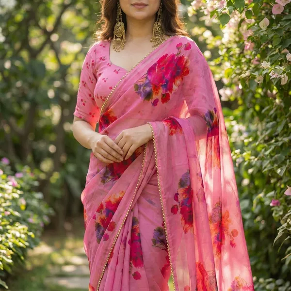 Pink_Elegant_Traditional_Saree_For_Women