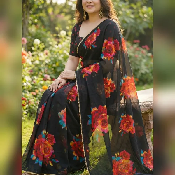 Black_Premium_Ethnic_Saree_For_Women