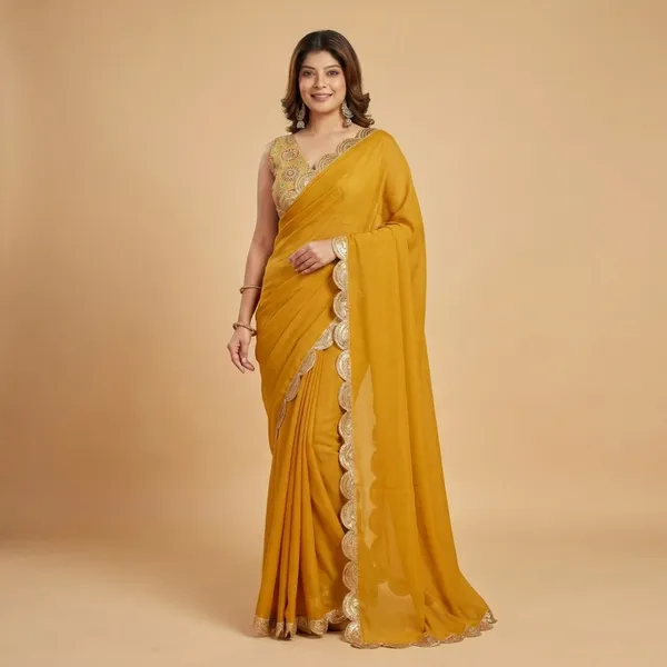 Mustard_Yellow_Premium_Traditional_Saree_For_Women