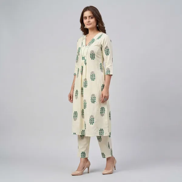 Mint_Green_Print_Premium_Ethnic_Kurta_And_Pant_Set_For_Women