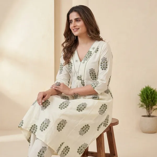 Off_White_Designer_Festive_Kurta_And_Pant_Set_For_Women