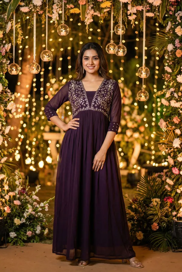 Heavy_Georgette_Kurti_For_Women