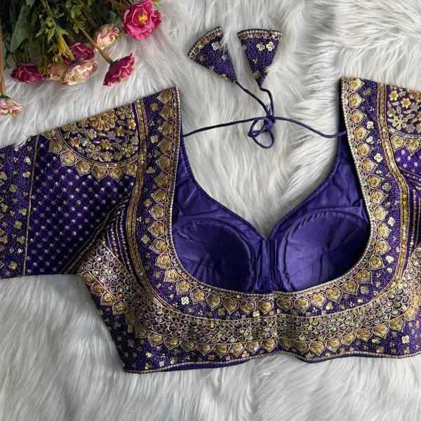 Purple_Premium_Bridal_Blouse_For_Women